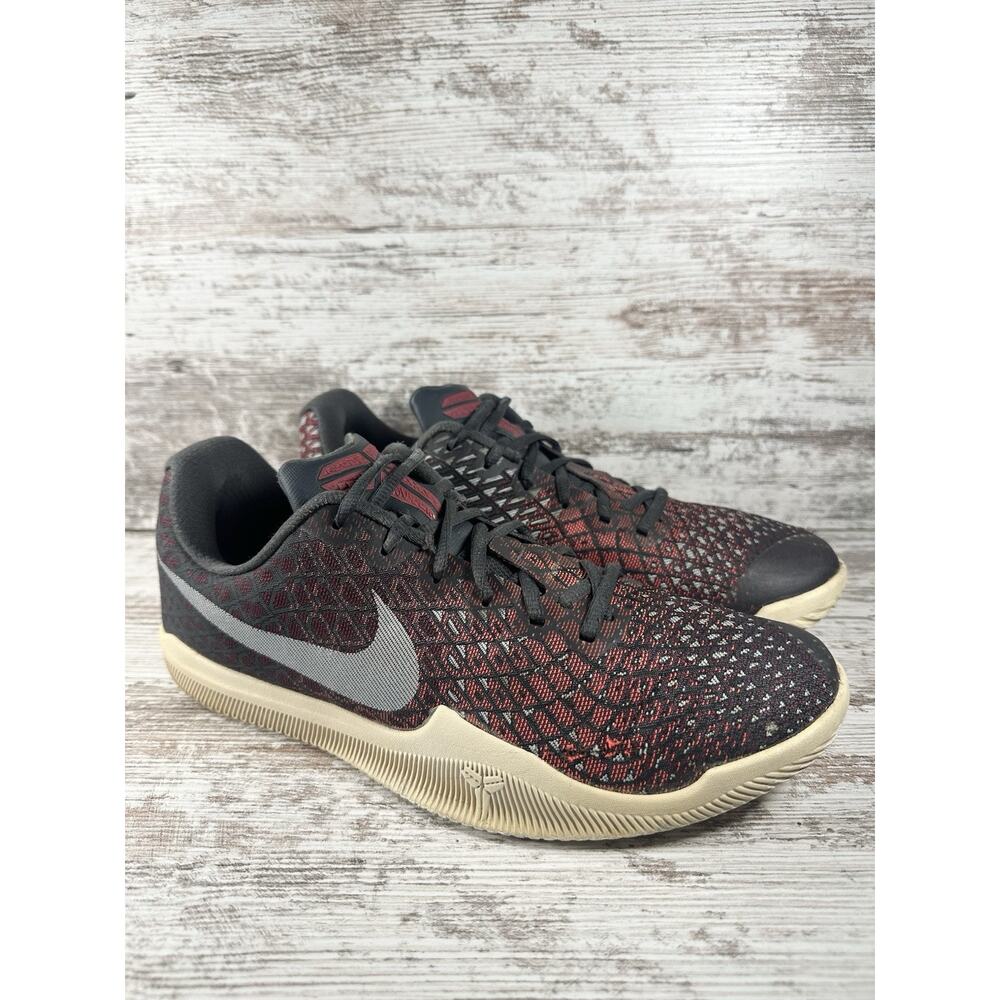 BEATER Men's Nike Kobe Mamba Instinct Black/Red Low Top Basketball Shoes Sz 10.5